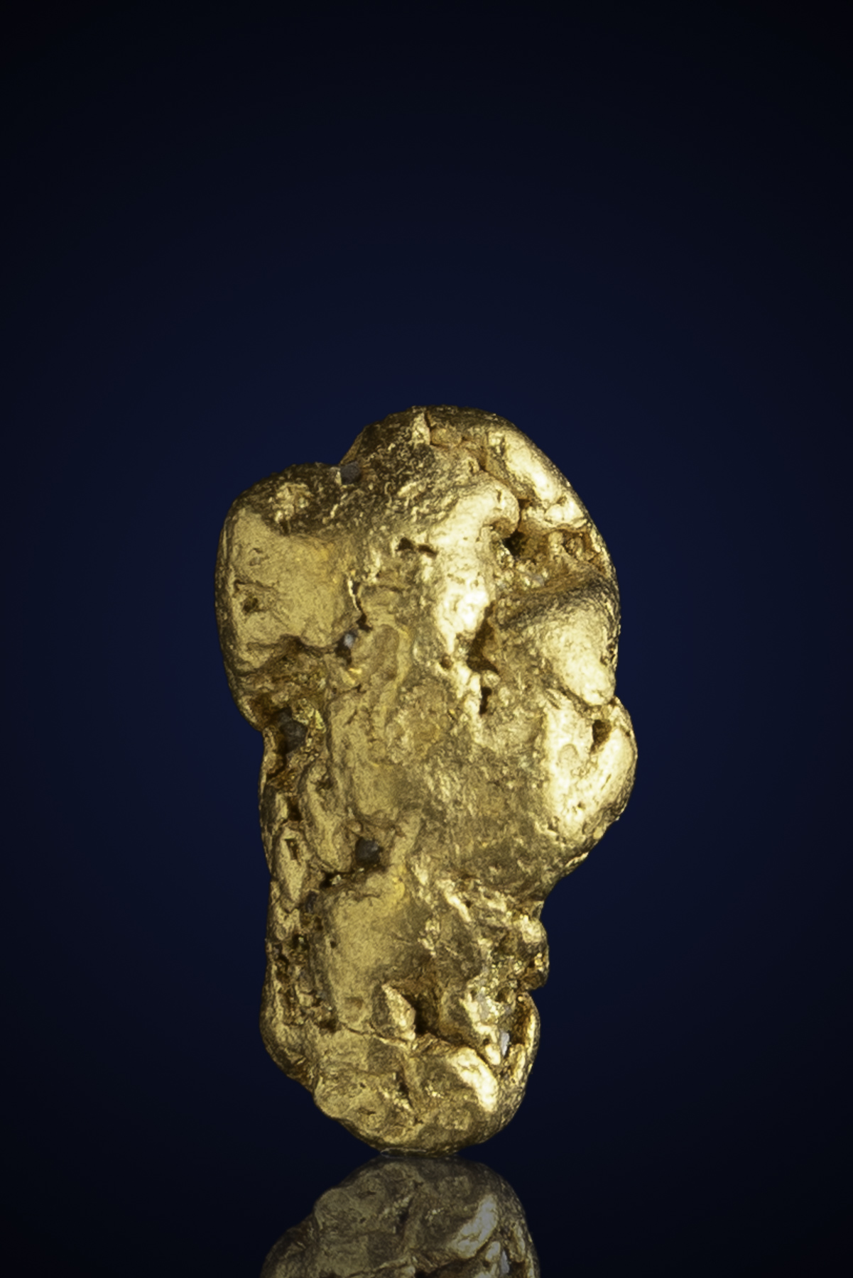 Exquisite, Gleaming Natural Gold Nugget - CA - 3.52 grams (image for) Exquisite, Gleaming Natural Gold Nugget - CA - 3.52 grams